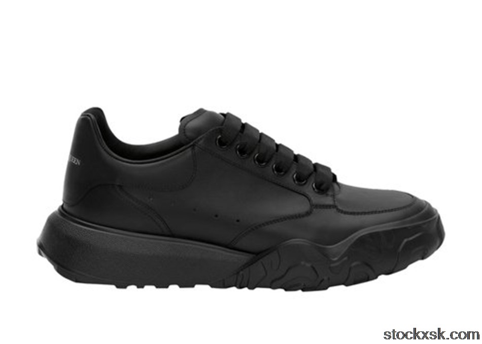 Alexander McQueen Court Trainers Black634619WIA981000