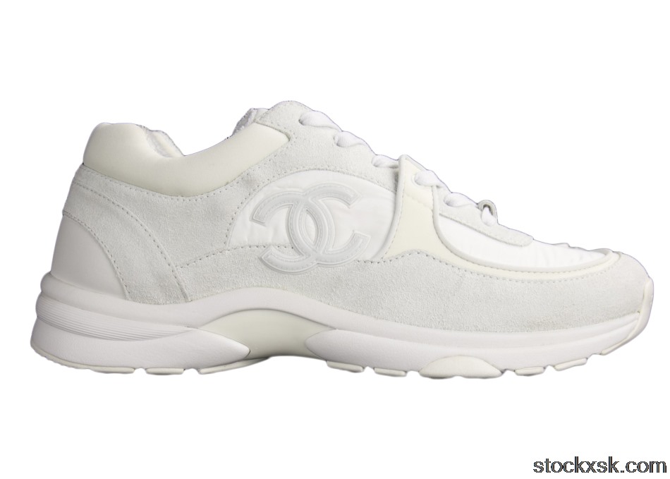 Chanel CC White SuedeG33745 Y52846 0G975