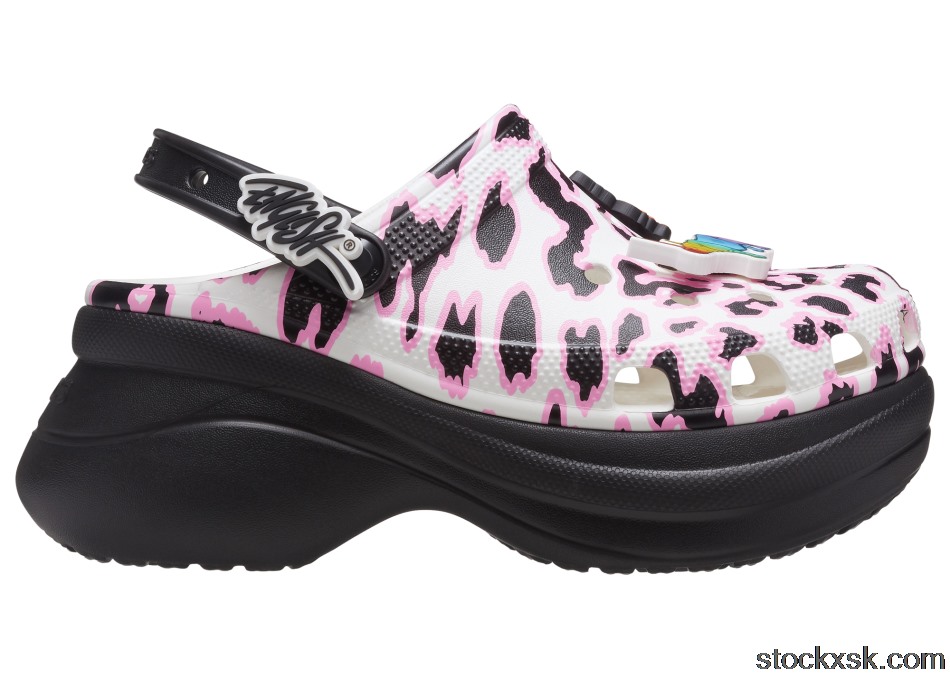 Crocs Classic Bae Clog Ron English Party Animals Cheetah (W)