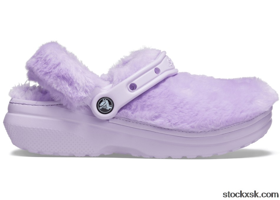 Crocs Classic Clog Fur Sure Lavender