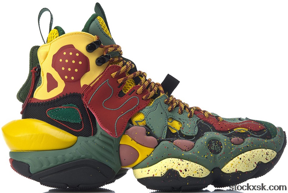 Li-Ning 2020 Ace Green Red Yellow (Kith exclusive)