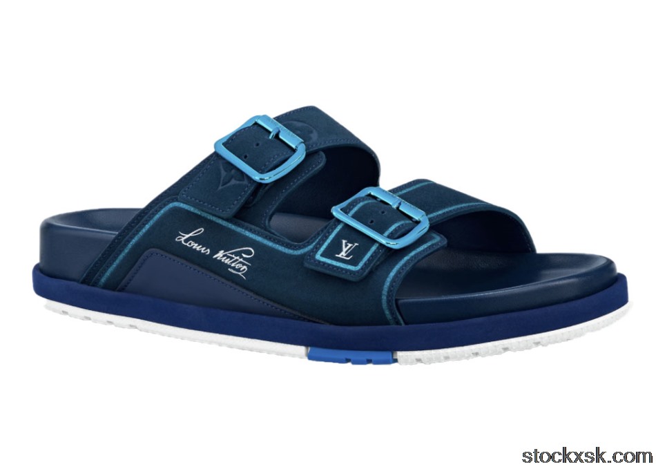 Louis Vuitton Trainer Mule Blue1A8SL7