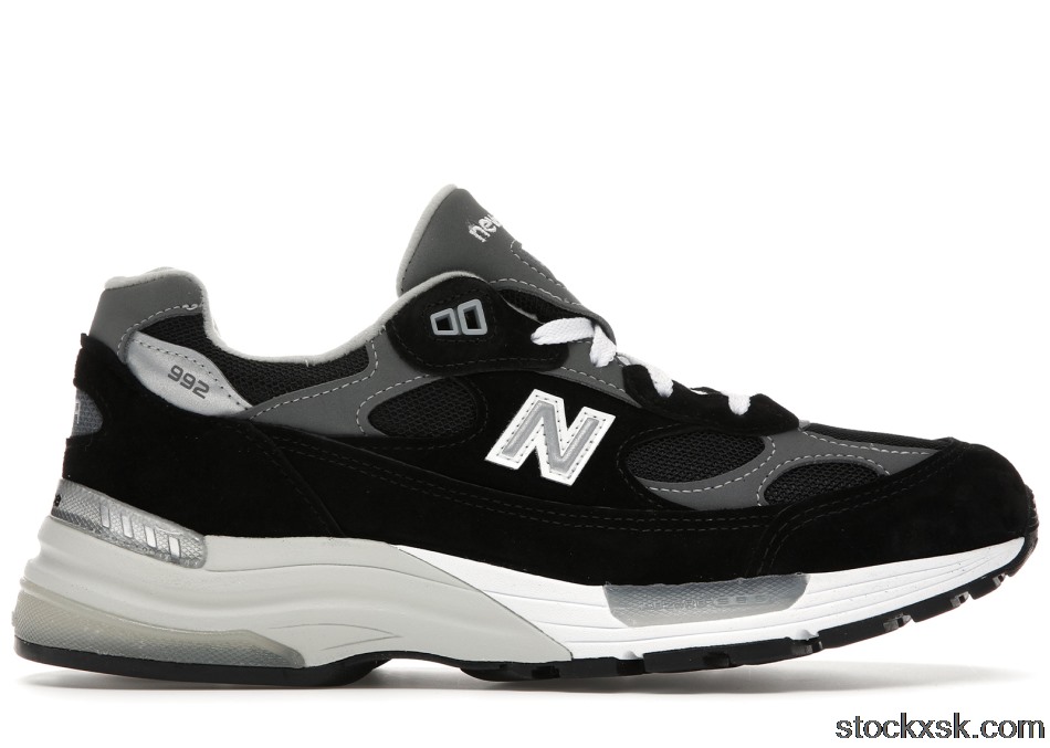New Balance 992 Black Grey SuedeM992EB