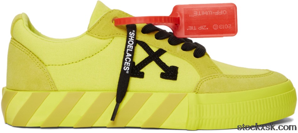 OFF-WHITE Vulc Low Yellow Canvas FW19192607M237028