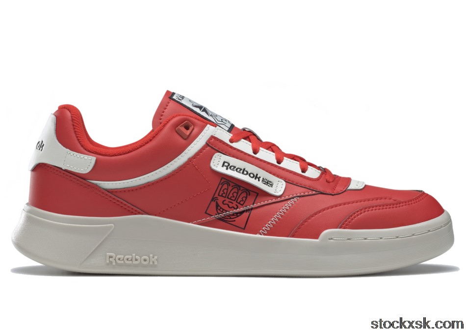 Reebok Club C Legacy Keith Haring Three-Eyed Smiling FaceGZ1459