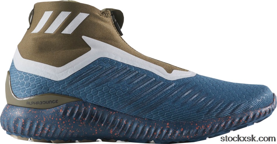 adidas Alphabounce Mid Night Blue Olive KhakiBW1387