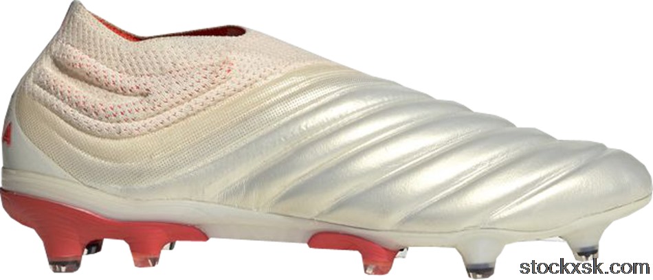 adidas Copa 19+ Firm Ground Cleat Off White Solar RedBB9163