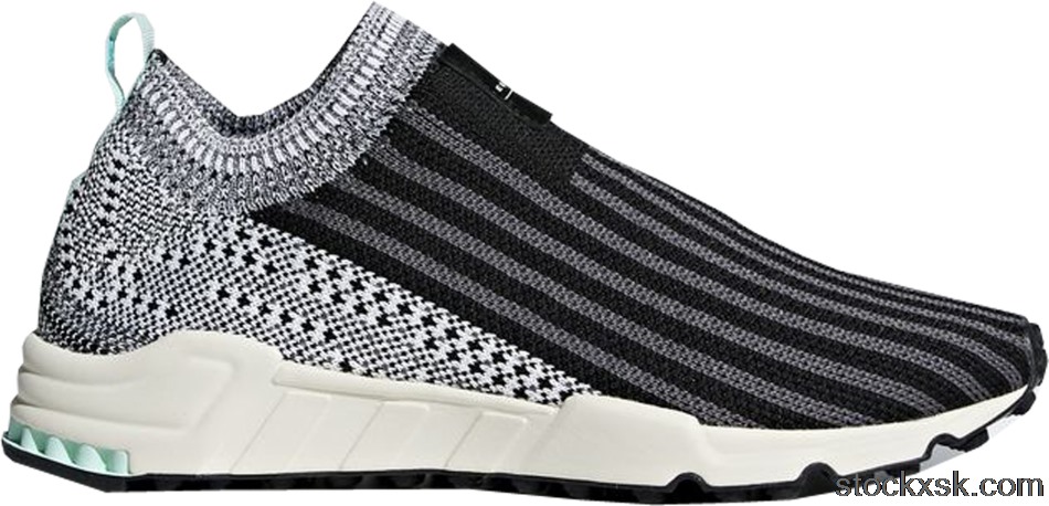 adidas EQT Support Sock Black White Clear Mint (W)B37528