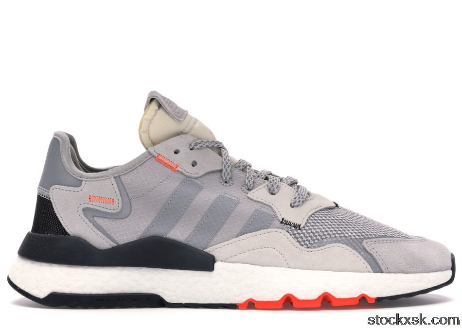 adidas Nite Jogger Grey Two Solar OrangeDB3361