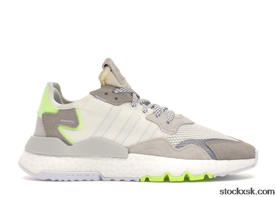 adidas Nite Jogger Off White Hi Res Yellow (W)CG6098