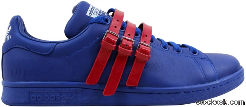 adidas Raf Simons Stan Smith Strap Royal Blue/RedAQ2723