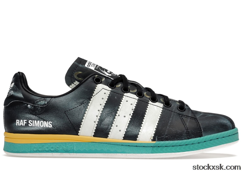 adidas Samba Stan Smith Raf Simons Black White Bright BlueEE7954