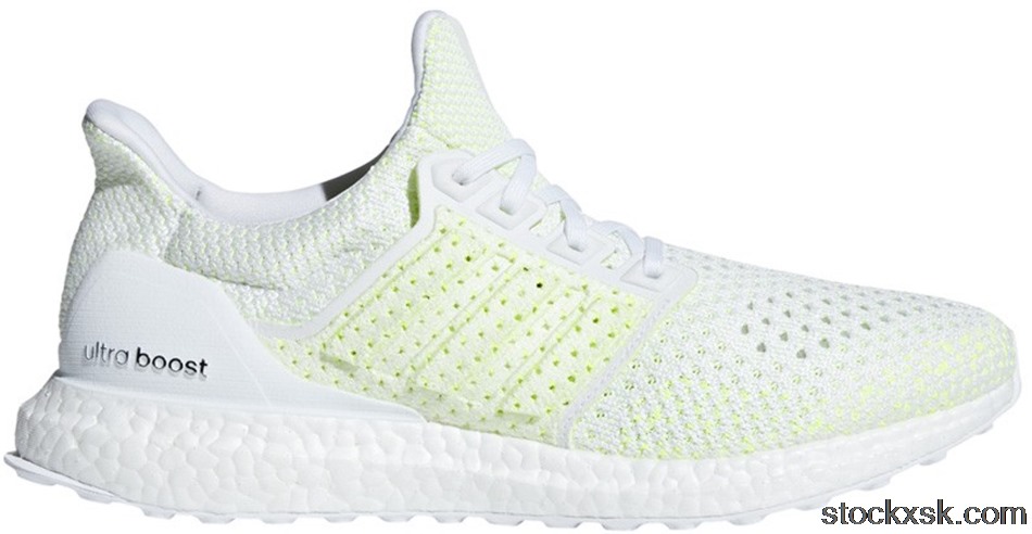 adidas Ultra Boost Clima Cloud White Shock Yellow (Youth)B43506